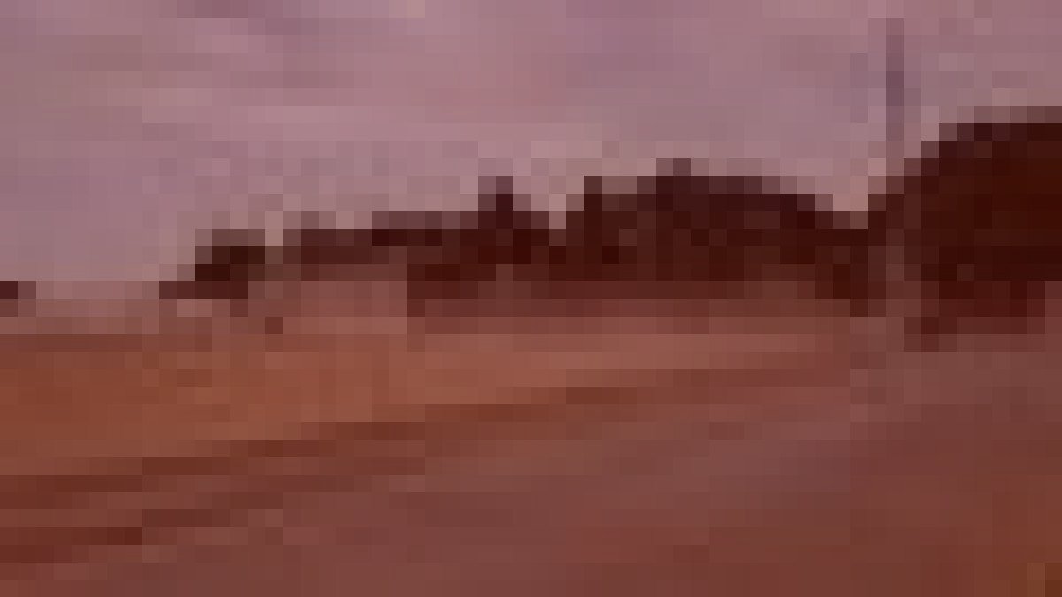 鹿嶋市鹿島灘の海難霊のイメージ（モザイク処理済み）