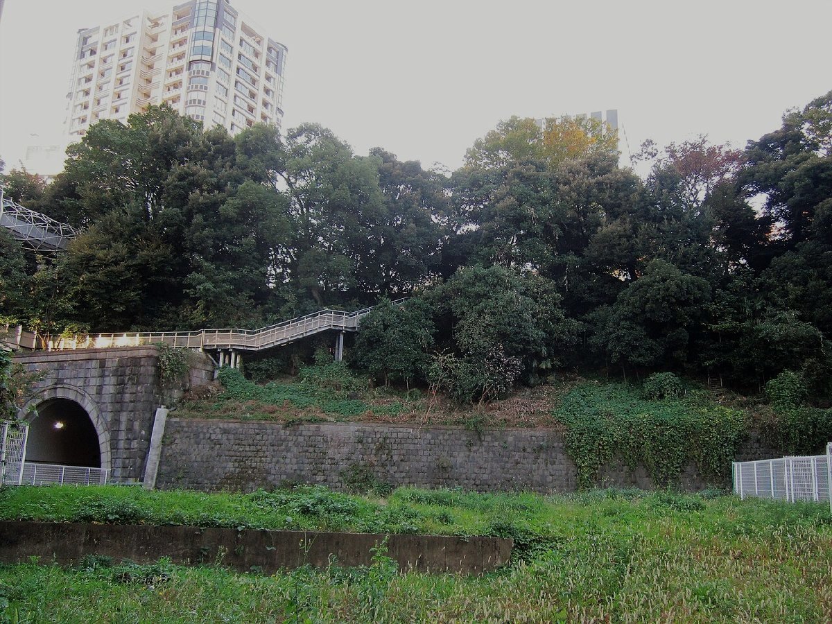 愛宕山トンネルのイメージ（モザイク処理済み）