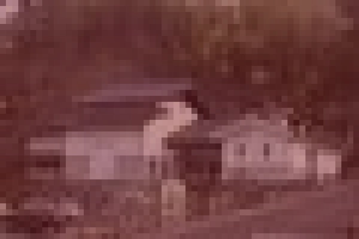 南木曽町旧木曽路の旅人霊のイメージ（モザイク処理済み）