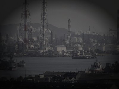 倉敷市の旧廃工場