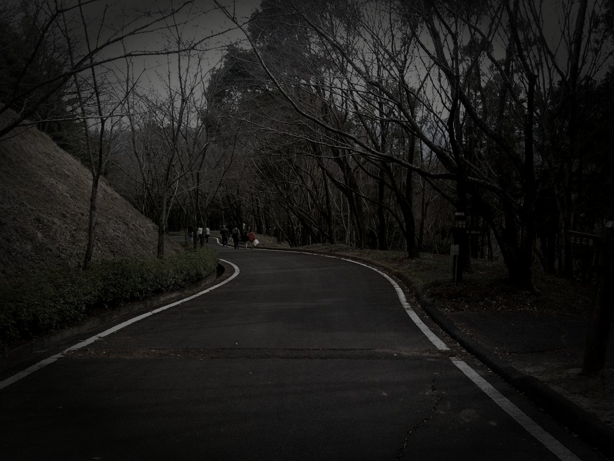 満濃池廃建物のイメージ（モザイク処理済み）