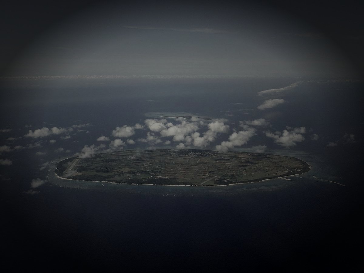 宮古郡多良間村の廃農村のイメージ（モザイク処理済み）