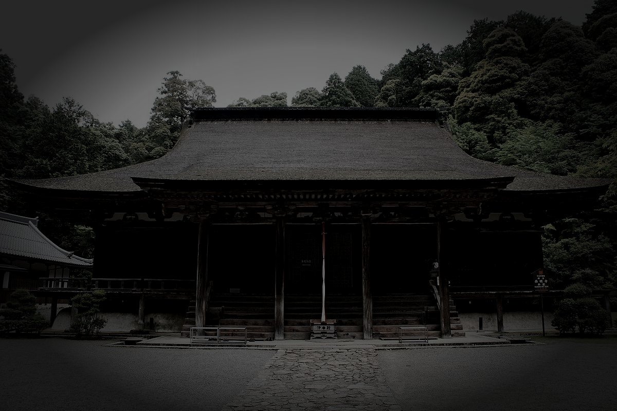 甲良町廃農村の道祖神のイメージ（モザイク処理済み）