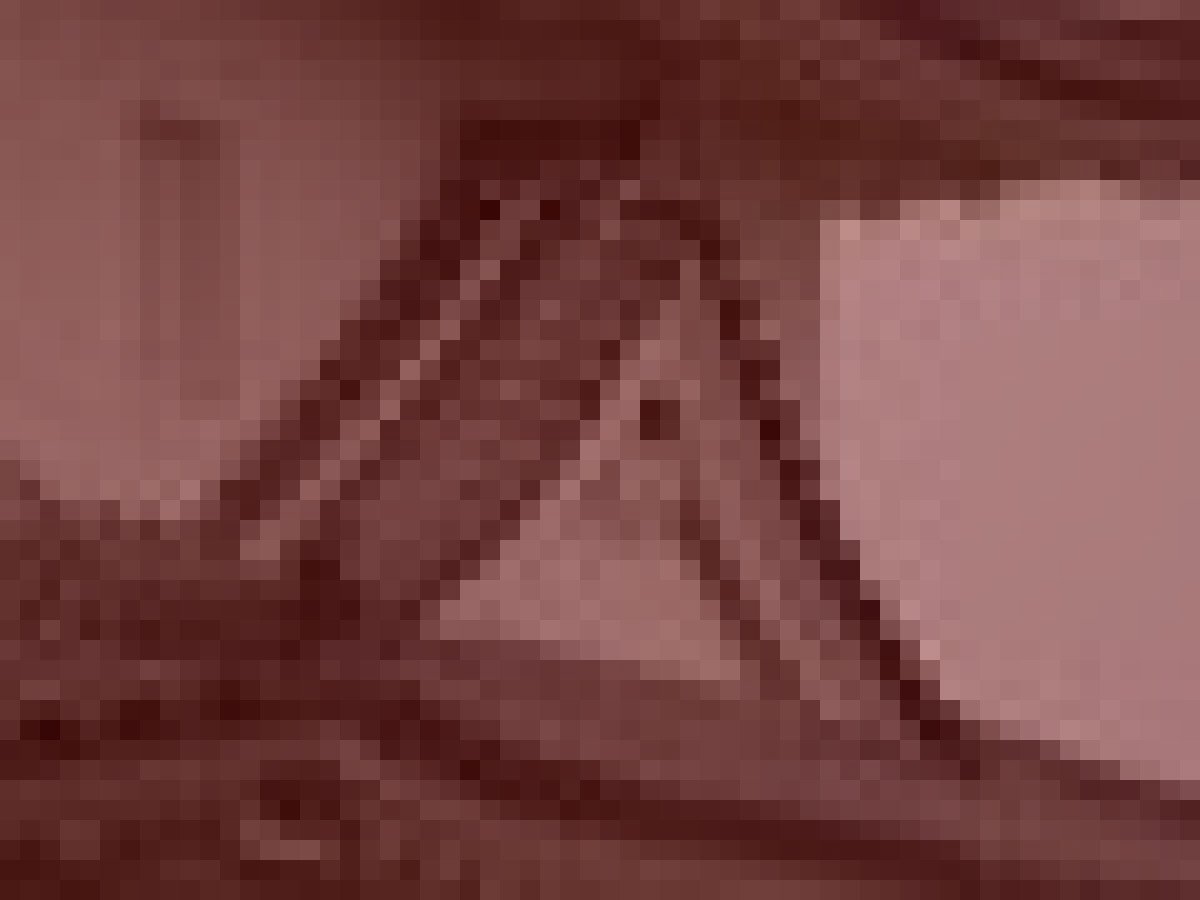 明石城の天守台の怪のイメージ（モザイク処理済み）