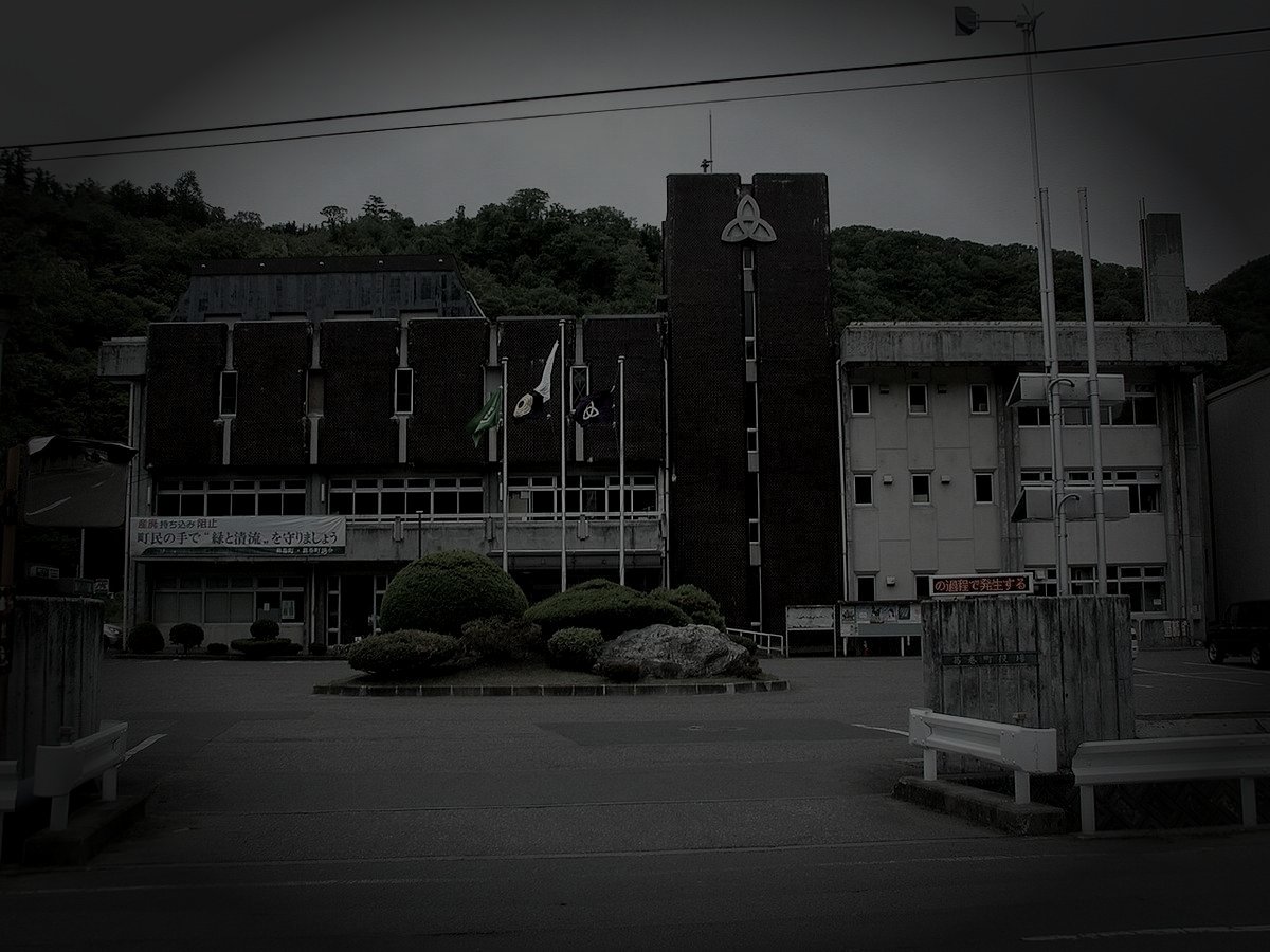 葛巻町廃牧場の動物霊のイメージ（モザイク処理済み）