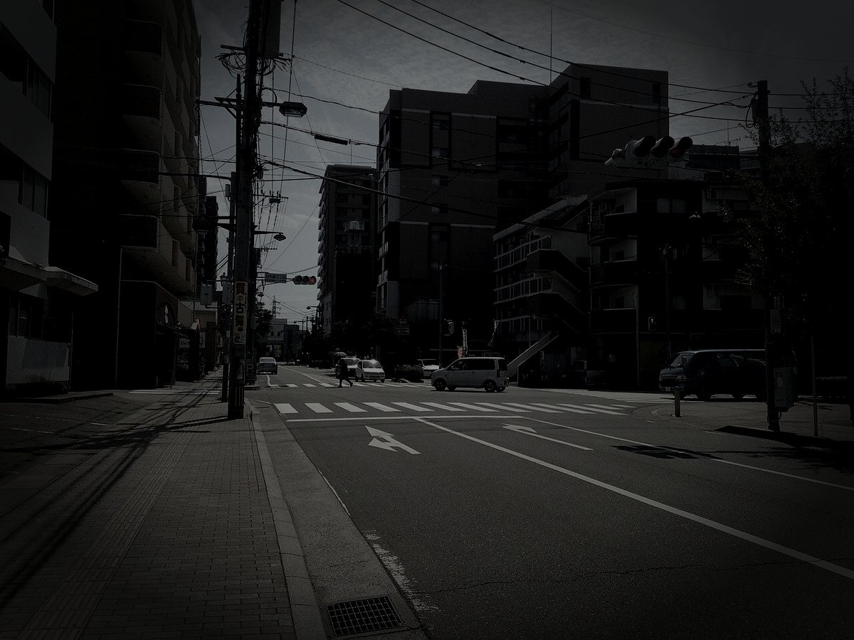 大野城市の廃農村のイメージ（モザイク処理済み）