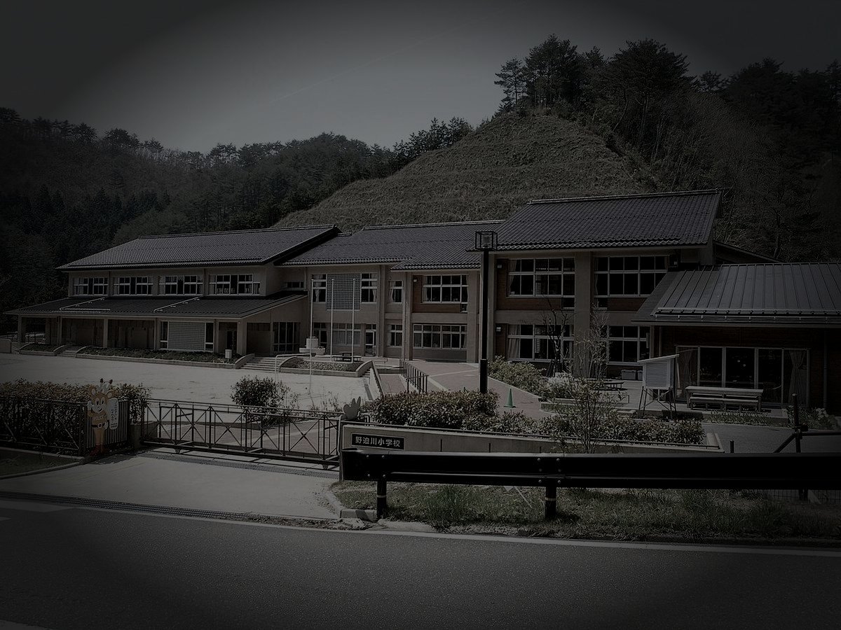 野迫川村廃農村の山霊のイメージ（モザイク処理済み）