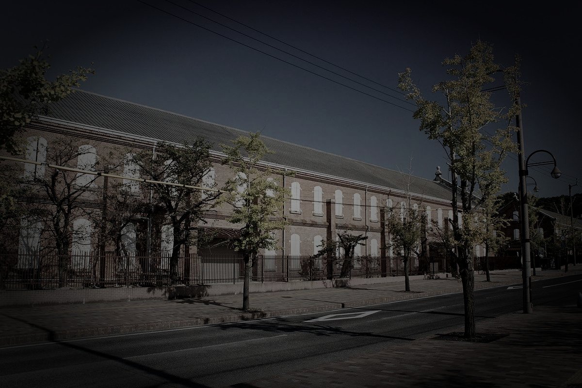 善通寺市の旧廃軍施設のイメージ（モザイク処理済み）