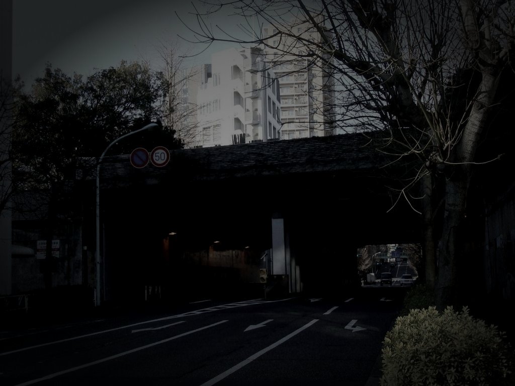 千駄ヶ谷トンネルのイメージ(モザイク処理済み)