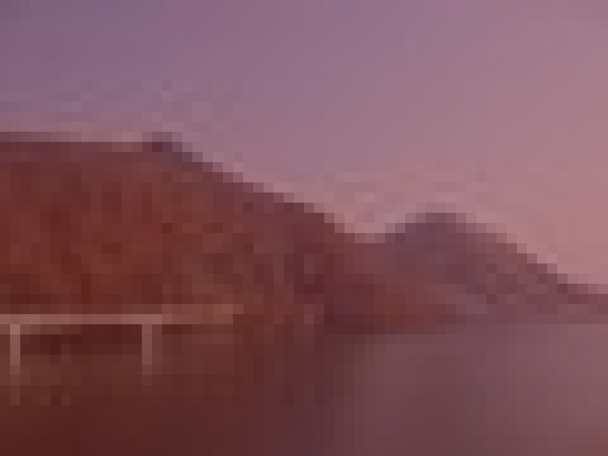 虹の大橋相模湖のイメージ（モザイク処理済み）