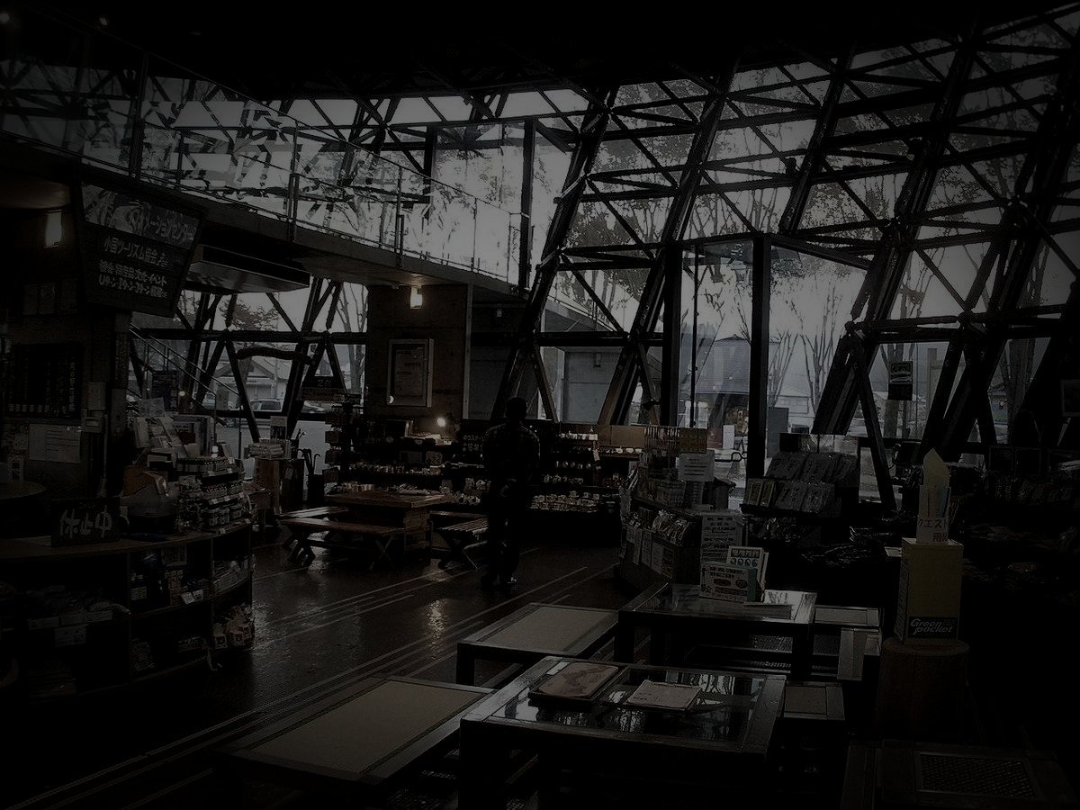 小国町の廃農村の霊のイメージ（モザイク処理済み）