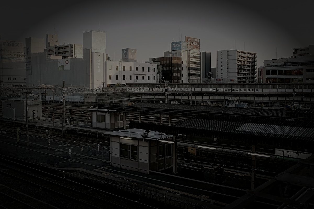 王寺町廃農村跡の怪異のイメージ（モザイク処理済み）