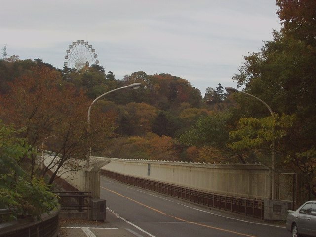 八木山橋のイメージ（モザイク処理済み）
