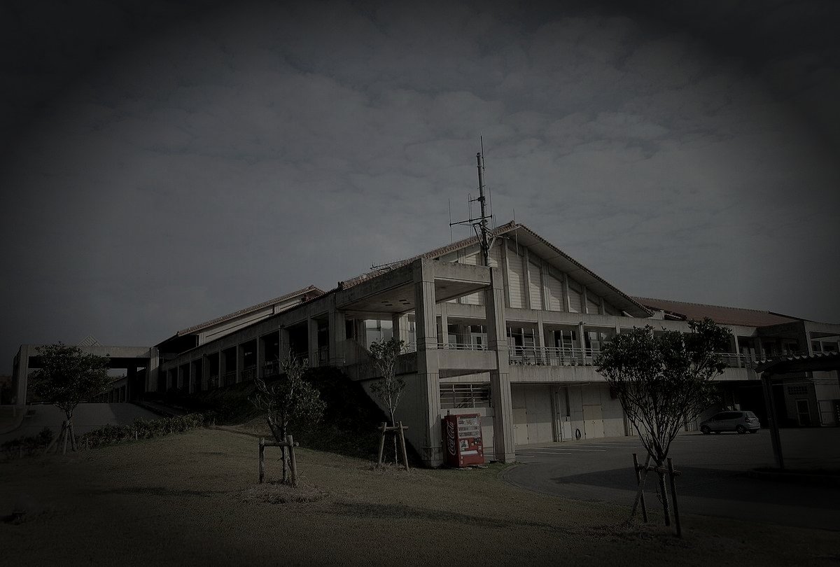 国頭郡東村の廃農村のイメージ（モザイク処理済み）