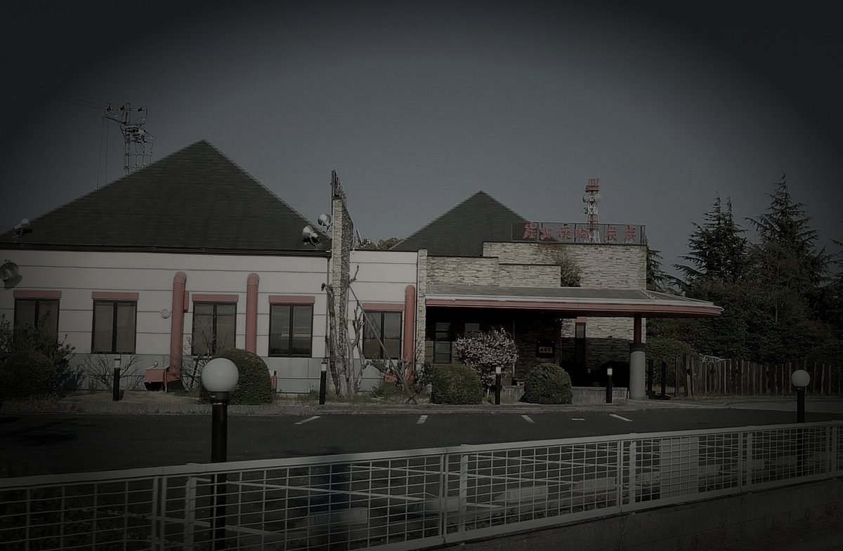 みよし市廃農村の怪火のイメージ（モザイク処理済み）