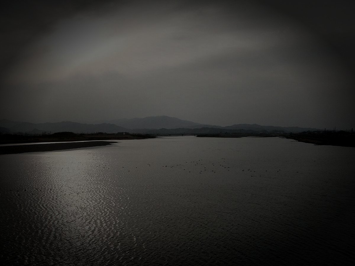 阿南市の廃炭鉱跡のイメージ（モザイク処理済み）