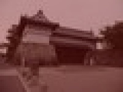 佐賀城の夜の武者霊