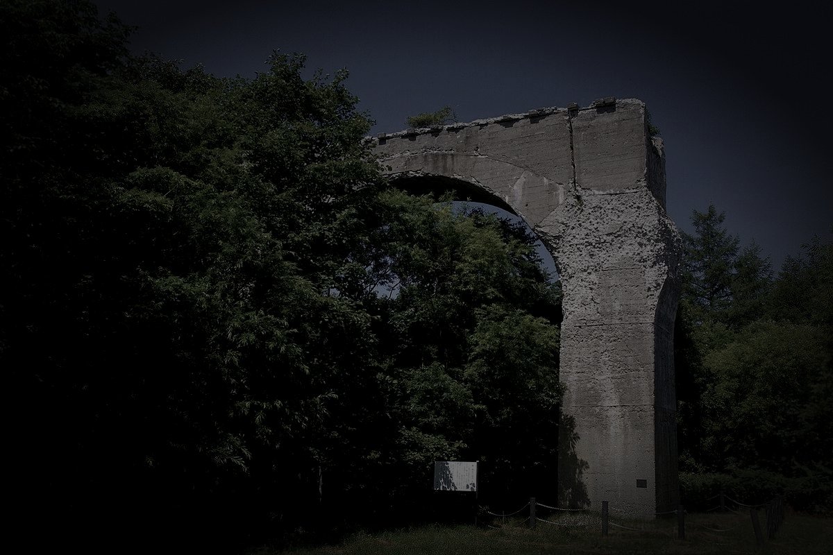 斜里の旧廃農場のイメージ（モザイク処理済み）