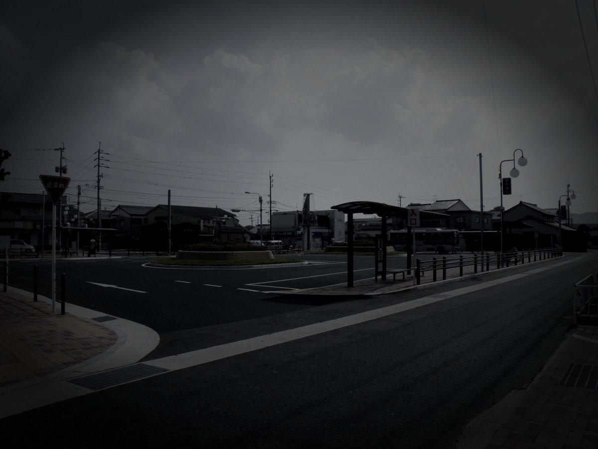 北松浦郡佐々町の廃農村のイメージ（モザイク処理済み）