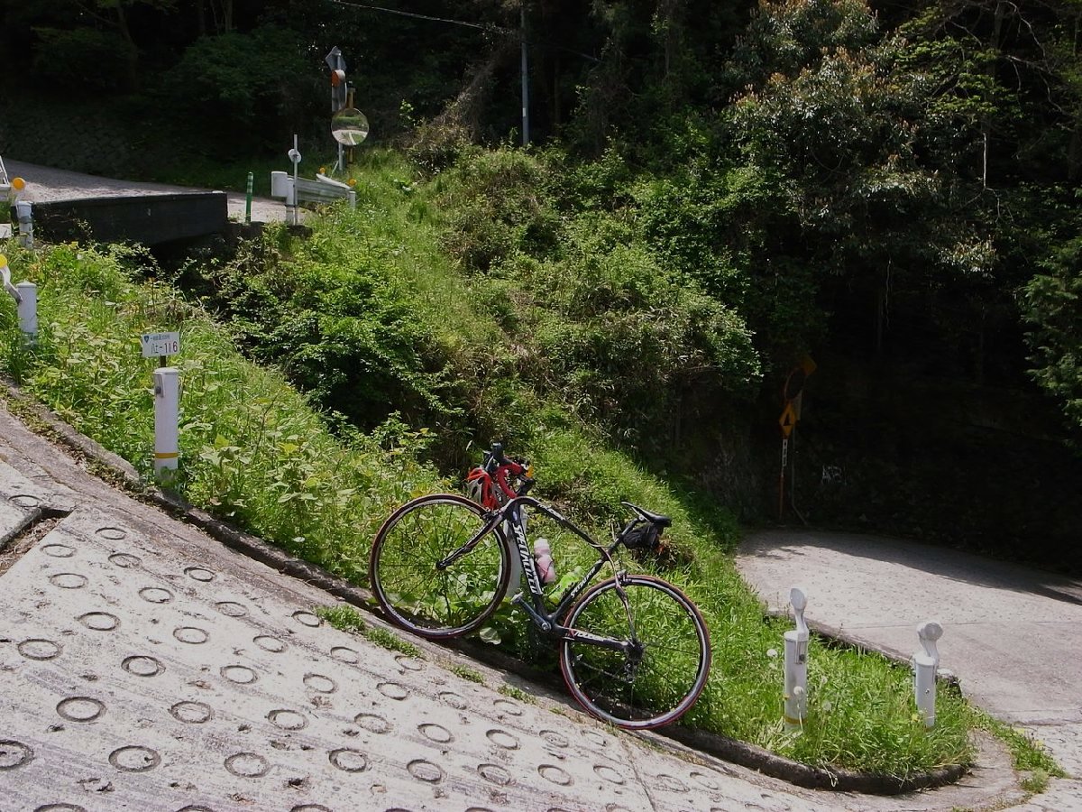 暗峠のイメージ（モザイク処理済み）