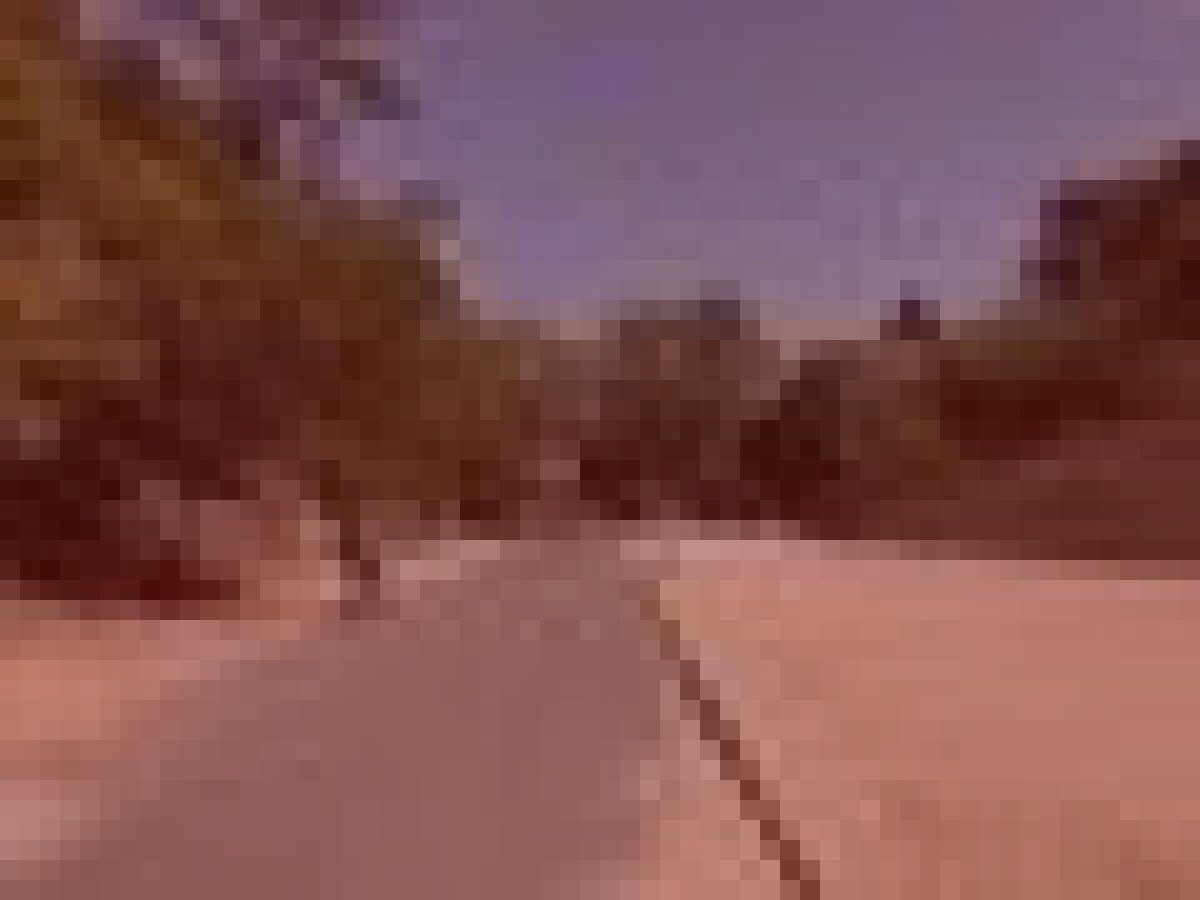 大久野島毒ガス実験場跡のイメージ（モザイク処理済み）