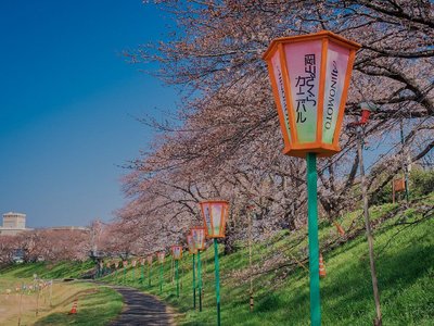 岡山・旭川河川敷