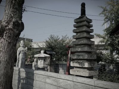 米一丸地蔵尊（米一丸の塔） (福岡県福岡市東区の神域・霊場)