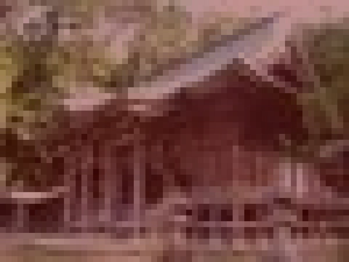 涌谷町旧黄金山神社の怨霊のイメージ（モザイク処理済み）