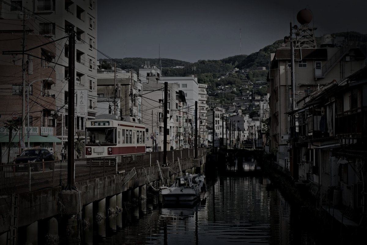 大浦天主堂付近のイメージ（モザイク処理済み）