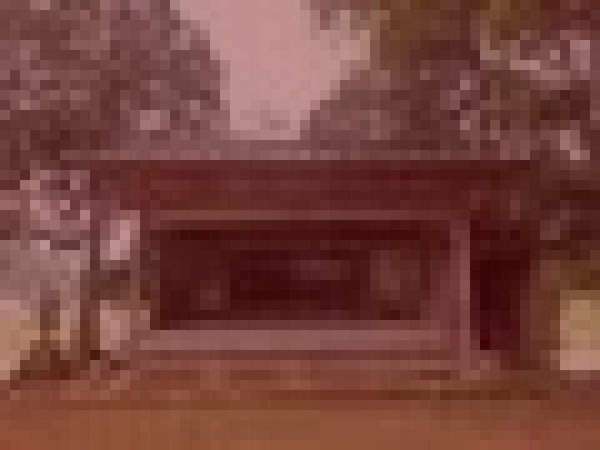 檜枝岐村旧歌舞伎舞台の霊のイメージ（モザイク処理済み）