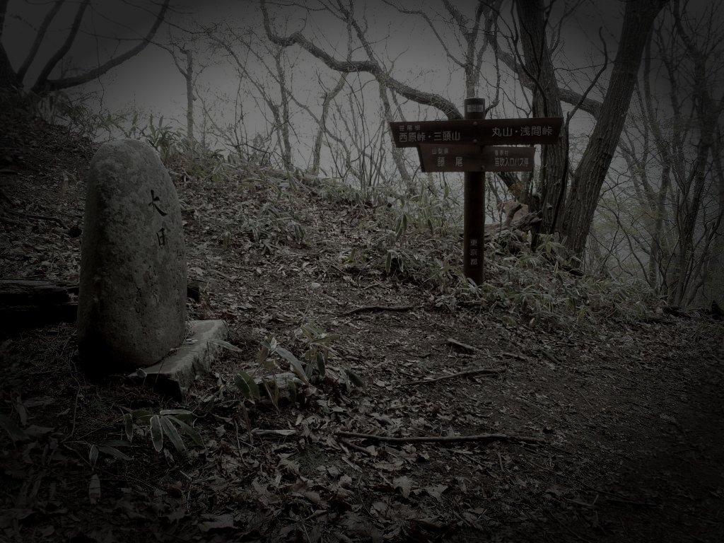 笛吹峠のイメージ(モザイク処理済み)