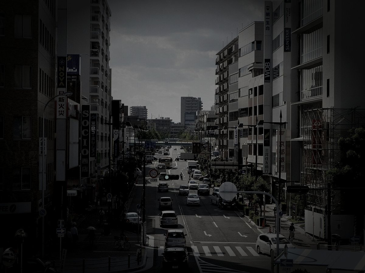 茨木市廃農村の怪火のイメージ（モザイク処理済み）