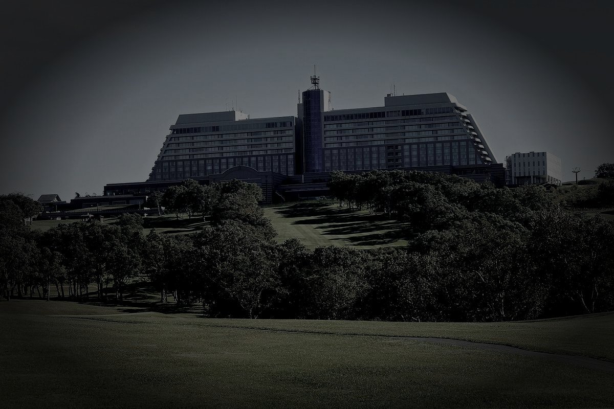 洞爺湖ホテル跡のイメージ(モザイク処理済み)