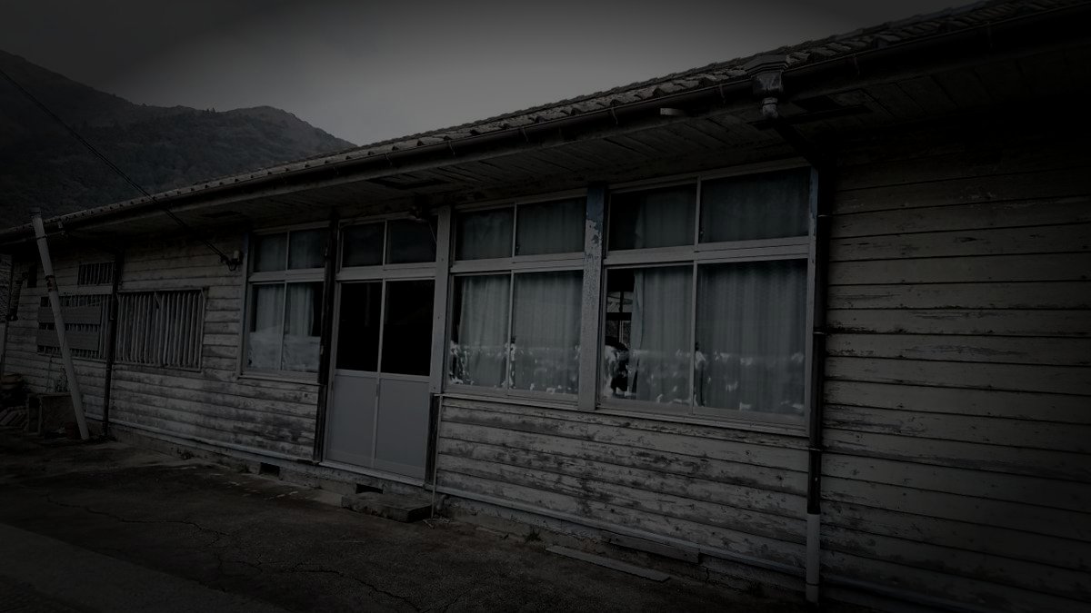 対馬市の旧廃農村のイメージ（モザイク処理済み）