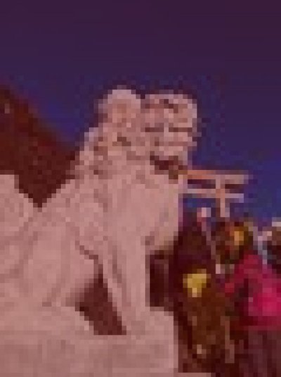 富士吉田市旧富士山登山道の霊