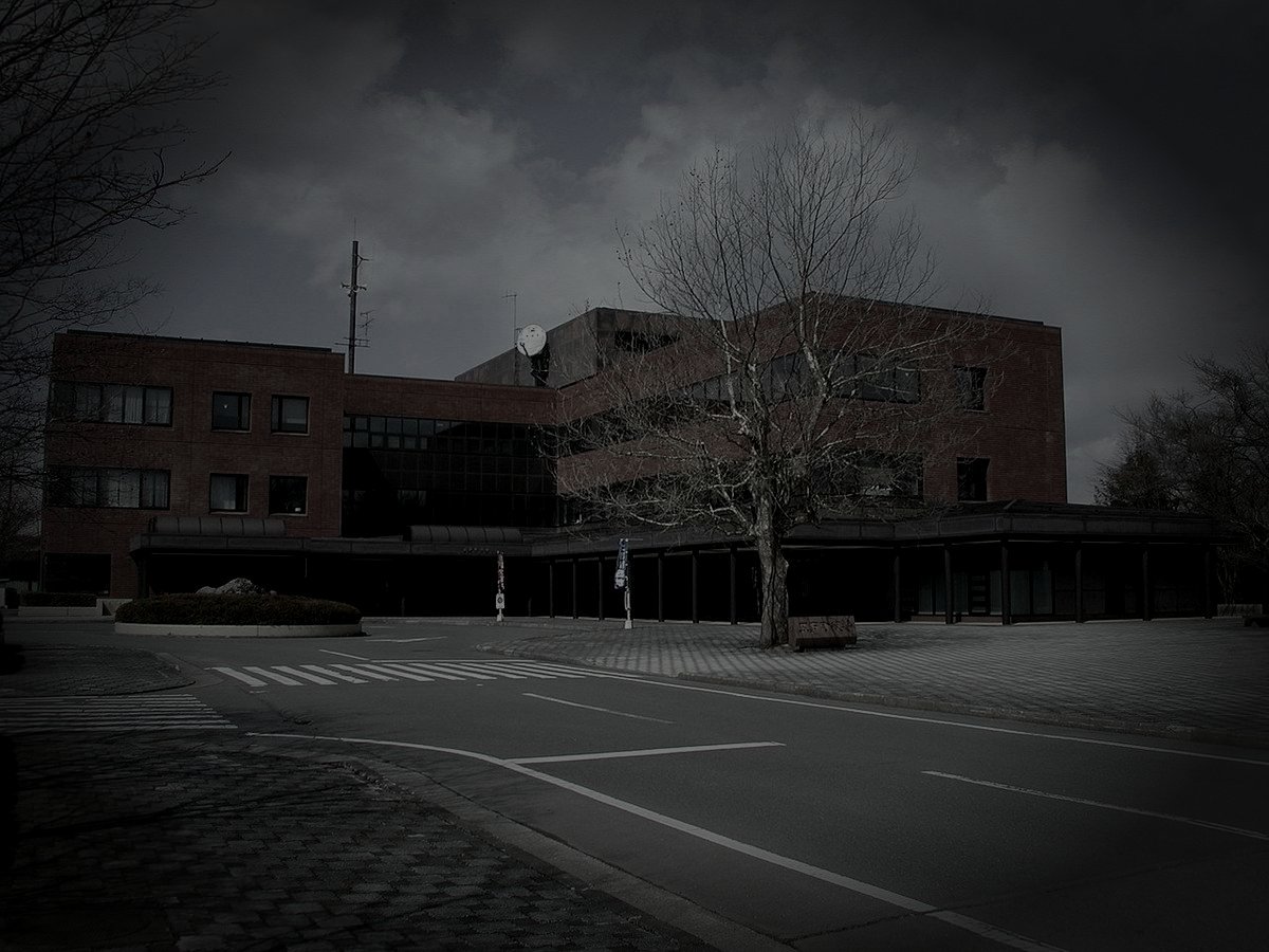 五戸町廃炭鉱の坑道霊のイメージ（モザイク処理済み）