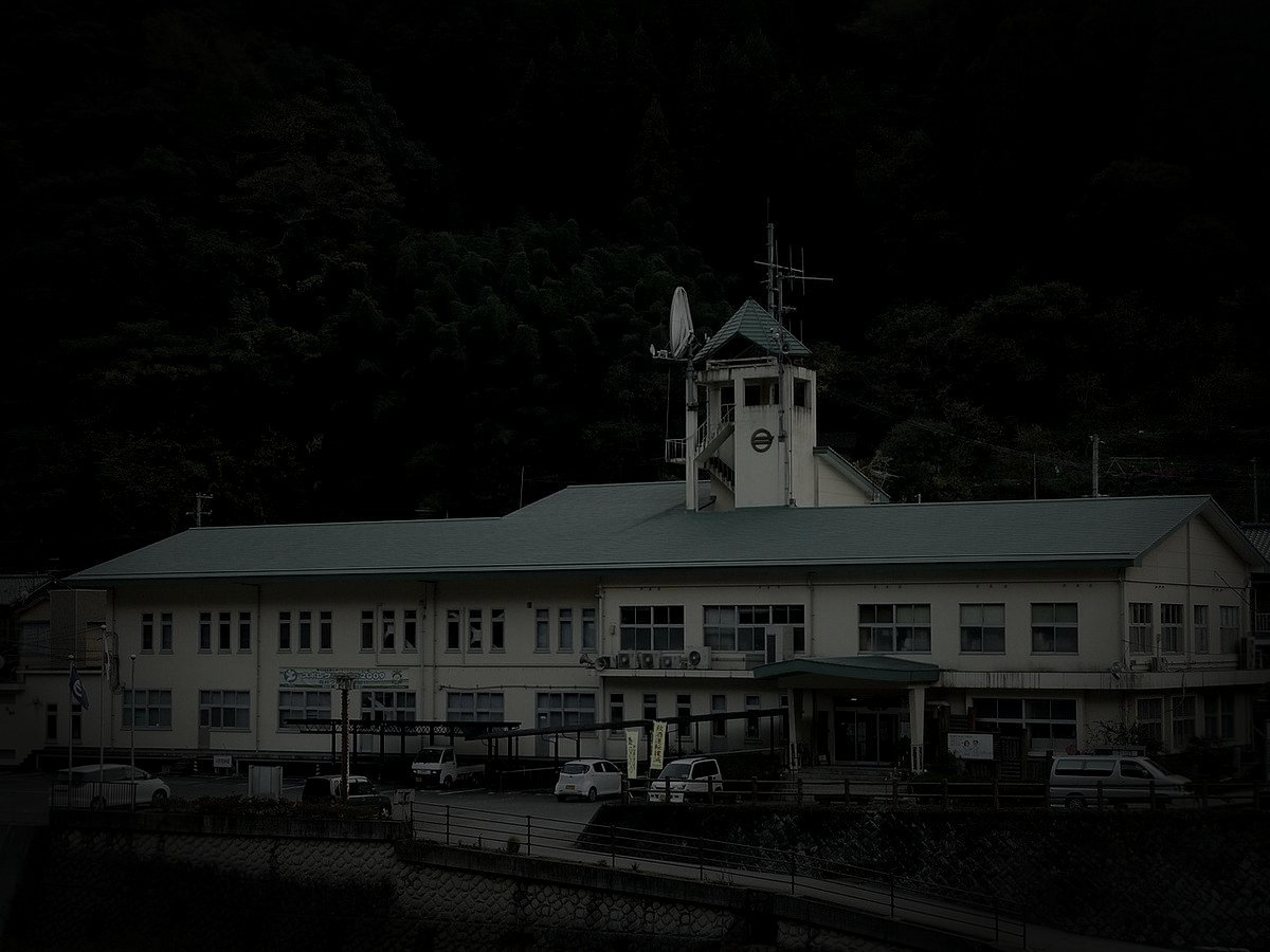 日之影町の廃農村のイメージ（モザイク処理済み）