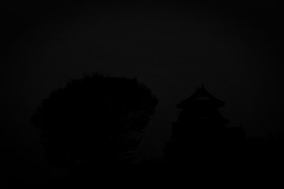 大洲市の大洲城の霊