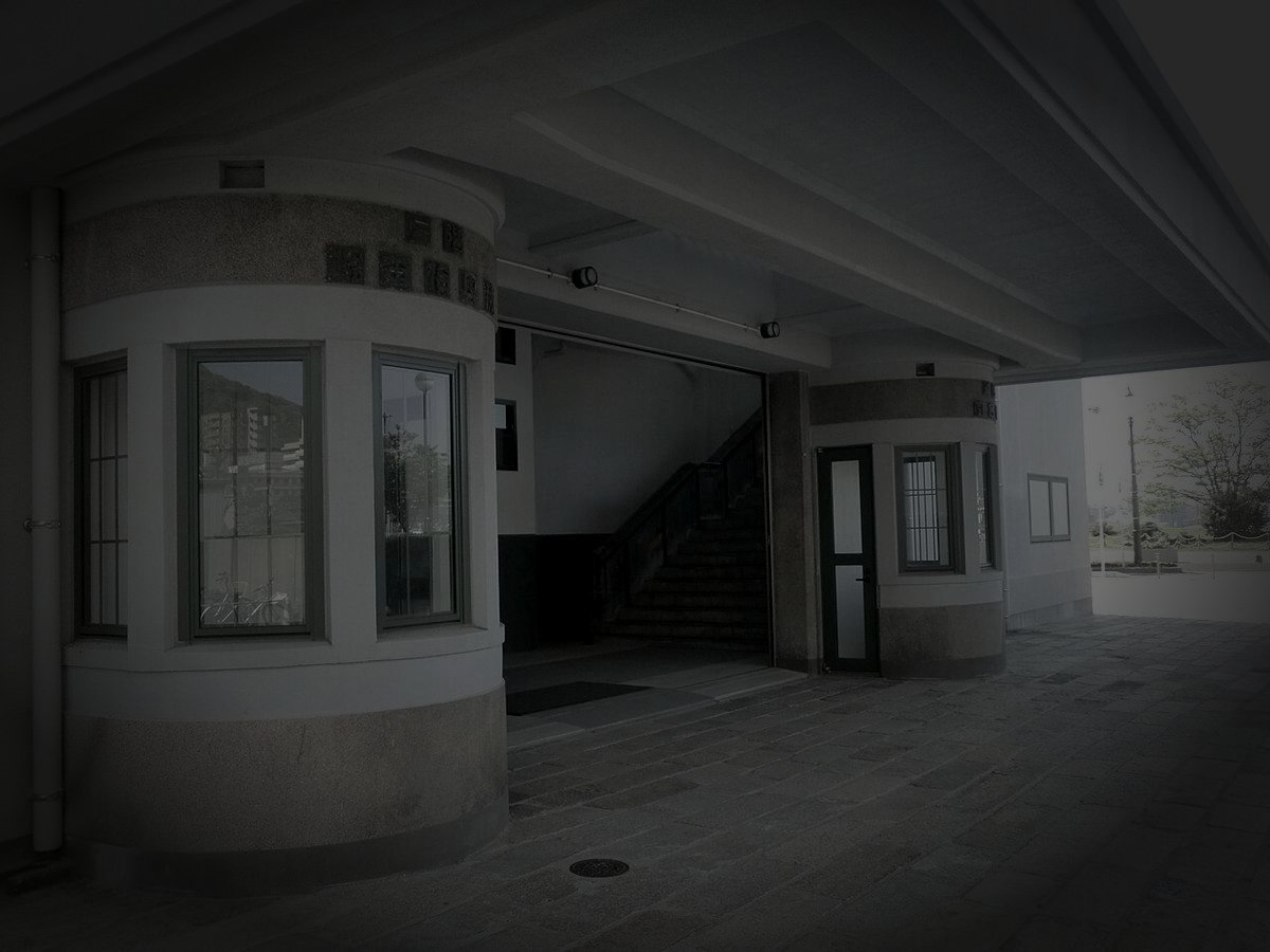 北九州市の旧廃炭鉱のイメージ（モザイク処理済み）