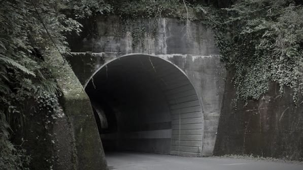 久峯隧道(コツコツトンネル)のイメージ(モザイク処理済み)