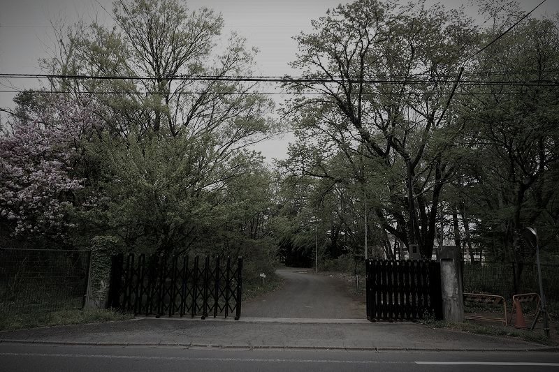 清瀬市旧結核療養所跡地のイメージ（モザイク処理済み）