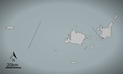 八重山諸島 幽霊船 (沖縄県石垣市の水辺)
