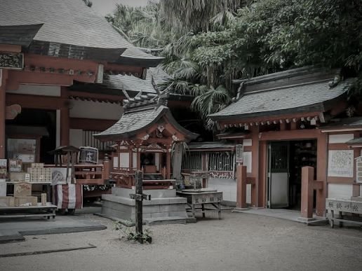 青島神社周辺海岸のイメージ（モザイク処理済み）
