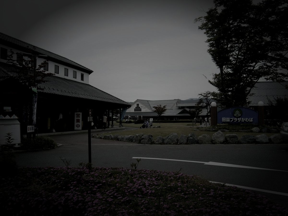 川場村廃スキー場の事故霊のイメージ（モザイク処理済み）