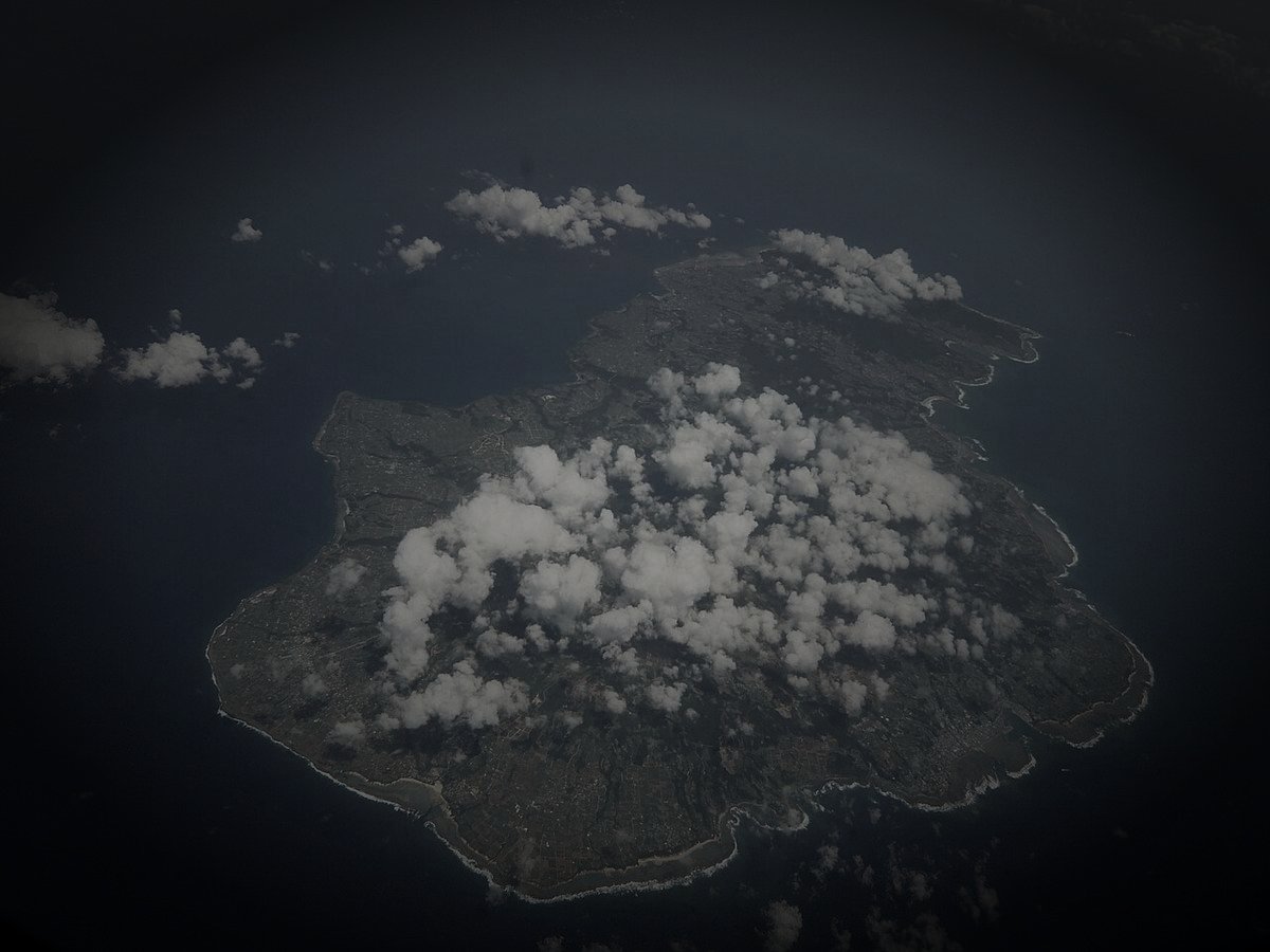 大島郡徳之島町の廃農村のイメージ（モザイク処理済み）