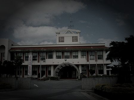 島尻郡伊平屋村の廃農村のイメージ（モザイク処理済み）