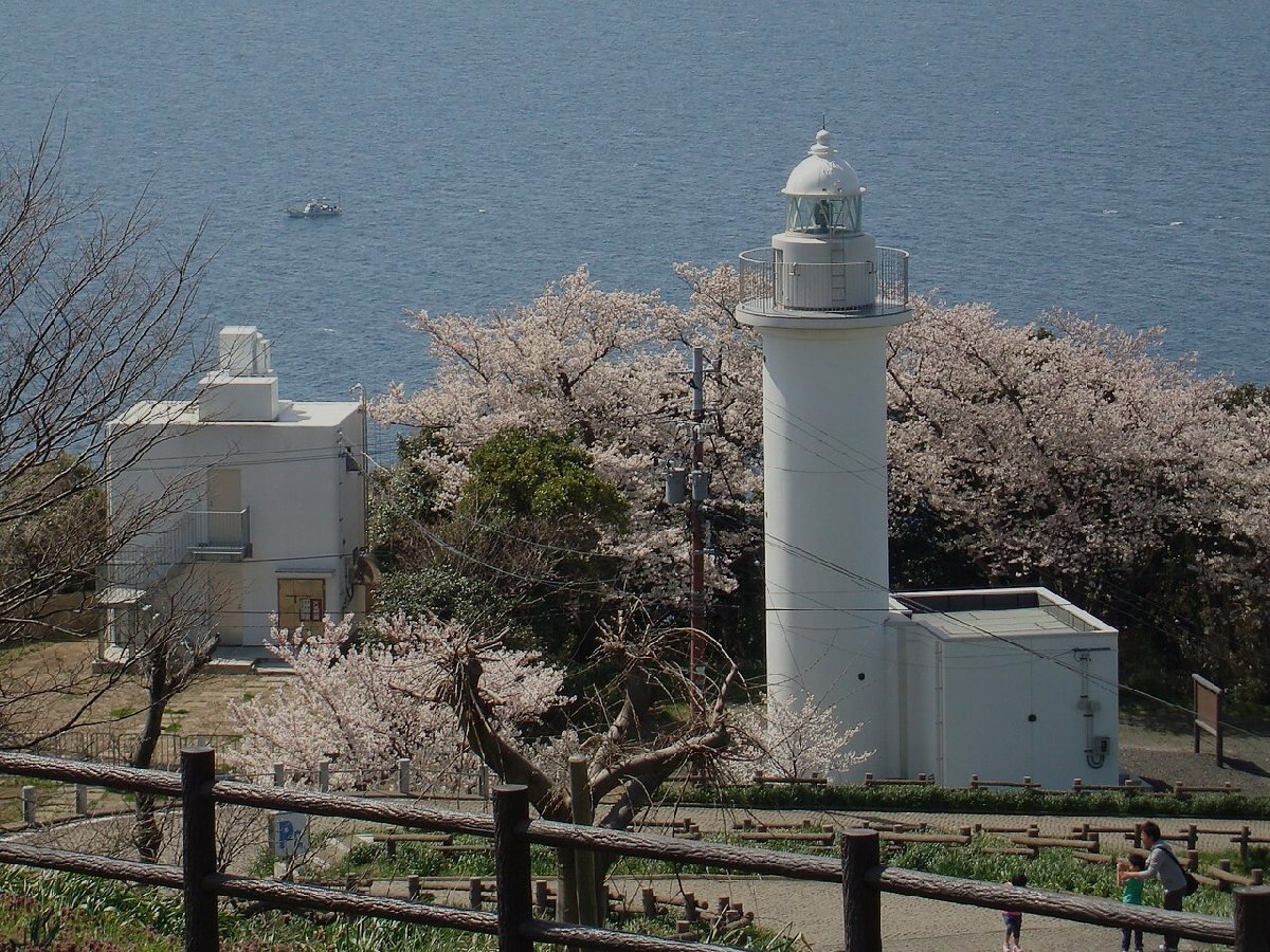 越前岬灯台のイメージ（モザイク処理済み）