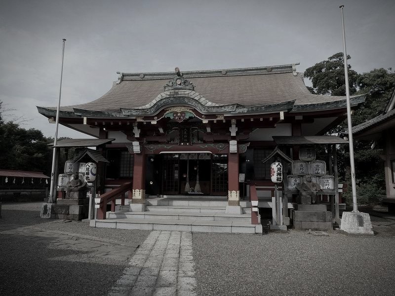 人見神社のイメージ(モザイク処理済み)