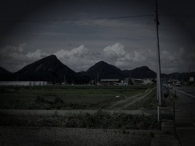 金山町廃農村の山霊