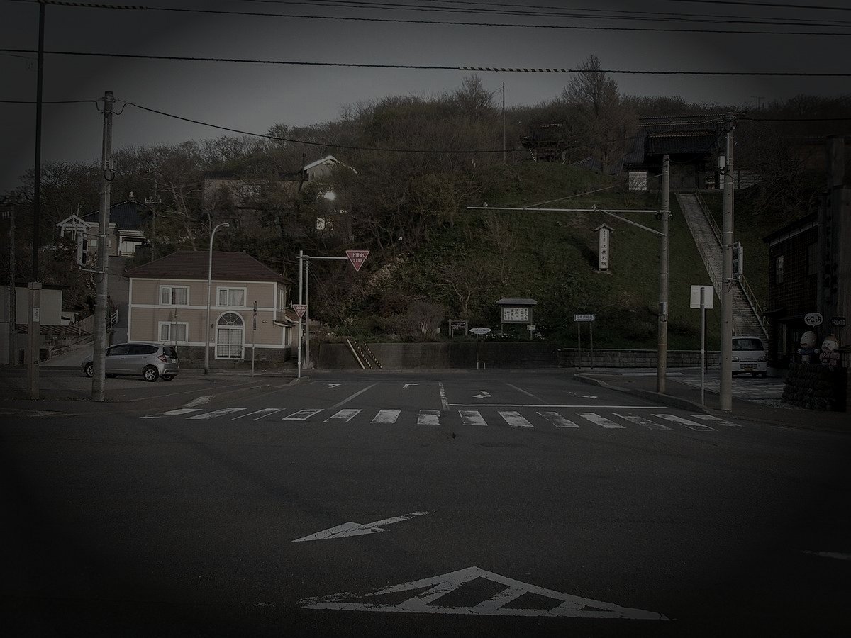 木古内の旧廃農場のイメージ（モザイク処理済み）